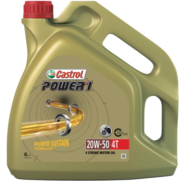 Castrol Power 1 4T 20W-50 : 4 Liter