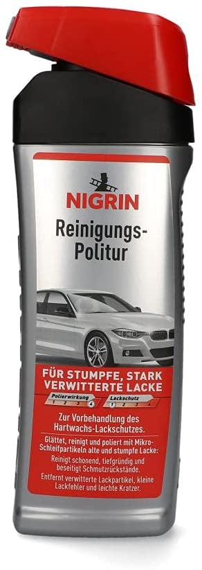 NIGRIN 72950 Autopolitur 500 ml, Lackpflege, Autopflege